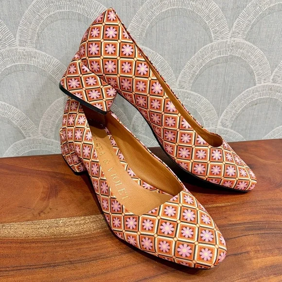 Chelsea & Violet Mazzy Printed Pumps, SZ 8 🌸 MSRP $90 - Picture 2 of 12
